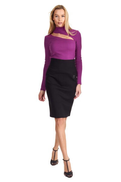 Spódnica ołówkowa czarna LuLu Perfect Black