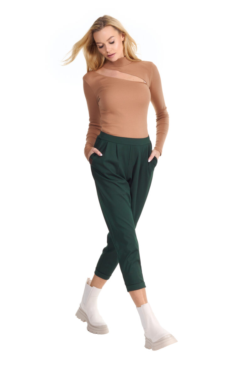 Spodnie damskie Chinos Perfect Green